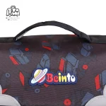 تصویر اختصاصی از دستهٔ کوله پشتی مدرسه neinto کد ۲۳۶۶ در رنگ مشکی