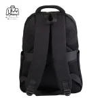 تصویر اختصاصی از نمای پشتی کوله پشتی مدرسه حاصل ۱-۱۵۱۶ در رنگ مشکی