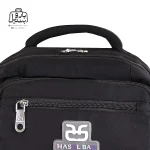 تصویر اختصاصی از دستهٔ کوله پشتی مدرسه حاصل ۱-۱۵۱۶ در رنگ مشکی