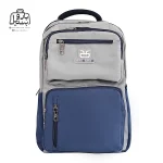 تصویر اختصاصی از نمای جلوی کوله پشتی مدرسه حاصل ۱-۱۵۱۶ در رنگ سرمه‌ای