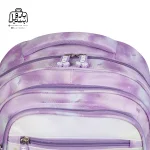 تصویر اختصاصی از دستهٔ کوله پشتی مدرسه هونکا ۲۶۱۸ طرح کرومی در رنگ یاسی