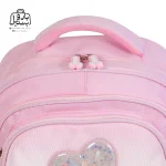 تصویر اختصاصی از دستهٔ کوله پشتی مدرسه هونکا ۲۶۲۳ طرح کرومی در رنگ صورتی