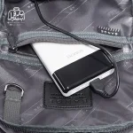 تصویر اختصاصی از جیب بادی بگ (کراس بادی) bange کد ۷۰۸۶ در رنگ مشکی