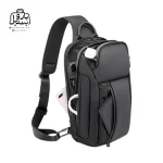 تصویر اختصاصی از نمای جلو و کناری بادی‌ بگ (کراس بادی) بنج کد ۷۵۶۶ در رنگ مشکی