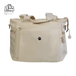 تصویر اختصاصی از نمای جلوی ساک بوبو کد ۹۰۷۰ در رنگ زرد کرهای