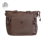 تصویر اختصاصی از نمای جلوی ساک بوبو کد ۹۰۷۰ در رنگ شکلاتی