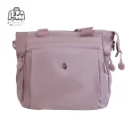 تصویر اختصاصی از نمای جلوی ساک بوبو کد ۹۰۷۰ در رنگ طوسی یاسی