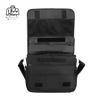 تصویر اختصاصی از فضای اصلی کیف دستی لپ‌تاپی آکسفورد کد ox-۰۰۱ همراه با بند در مشکی