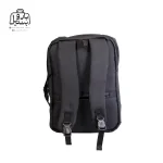 تصویر اختصاصی از نمای پشتی کیف دستی لپ‌تاپی پرزیدنت کد ۶۱۷۴ در مشکی