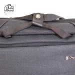 تصویر اختصاصی از دستهٔ کیف دستی لپ‌تاپی پرزیدنت کد ۶۱۷۴ در مشکی