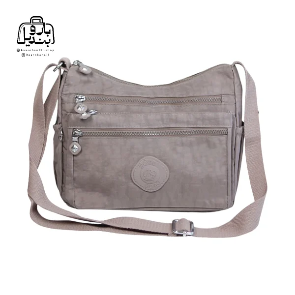 تصویر اختصاصی از نمای جلوی کیف زنانه دوشی بوبو کد ۲-۱۵۱۱ در رنگ بژ