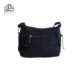 تصویر اختصاصی از نمای پشتی کیف زنانه دوشی بوبو کد ۱۷۰۷ در رنگ مشکی