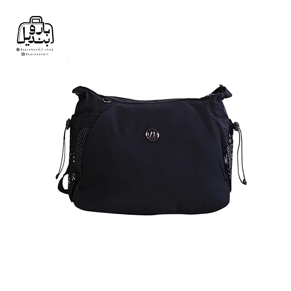 تصویر اختصاصی از نمای جلوی کیف زنانه دوشی بوبو کد ۱۷۰۷ در رنگ مشکی