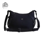 تصویر اختصاصی از نمای جلوی کیف زنانه دوشی بوبو کد ۱۷۰۷ همراه با بند در رنگ مشکی