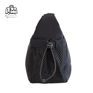 تصویر اختصاصی از نمای کناری کیف زنانه دوشی بوبو کد ۱۷۰۷ در رنگ مشکی