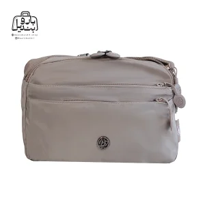 تصویر اختصاصی از نمای جلوی کیف زنانه دوشی بوبو کد ۱-۸۰۱۳ در رنگ طوسی روشن