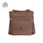 تصویر اختصاصی از نمای جلوی کیف زنانه دوشی بوبو کد ۸۴۹۱ در رنگ شکلاتی