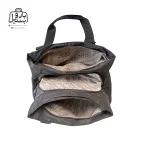 تصویر اختصاصی از زیپ باز کیف زنانه دوشی بوبو کد ۸۴۹۱ در رنگ نوک‌مدادی