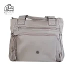 تصویر اختصاصی از نمای جلوی کیف زنانه دوشی بوبو کد ۸۴۹۱ در رنگ طوسی