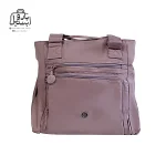 تصویر اختصاصی از نمای جلوی کیف زنانه دوشی بوبو کد ۸۴۹۱ در رنگ طوسی یاسی