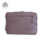 تصویر اختصاصی از نمای پشتی کیف زنانه دوشی بوبو کد ۸۵۳۸ در رنگ طوسی یاسی