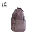 تصویر اختصاصی از نمای کناری کیف زنانه دوشی بوبو کد ۸۵۳۸ در رنگ طوسی یاسی