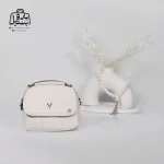 تصویر اختصاصی از نمای جلوی کیف دوشی زنانه موجیتو کد 7611 در رنگ سفید