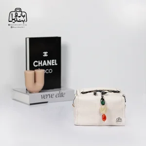 تصویر اختصاصی از نمای جلوی کیف دوشی زنانه موجیتو کد 7656 در رنگ سفید