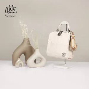 تصویر اختصاصی از نمای جلوی کیف دوشی زنانه موجیتو کد 7660 در رنگ سفید