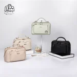 تصویر اختصاصی از نمای جلوی کیف دوشی زنانه موجیتو کد 88159 در رنگ سفید کرم سبز مشکی