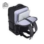 تصویر اختصاصی از زیپ پشت باز کولهپشتی بنج کد ۱۸۰۱ در رنگ مشکی