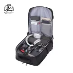 تصویر اختصاصی از زیپ باز کولهپشتی بنج کد ۱۸۰۱ در رنگ مشکی