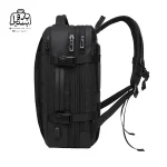 تصویر اختصاصی از نمای کناری کولهپشتی بنج کد ۱۹۰۸ در رنگ مشکی