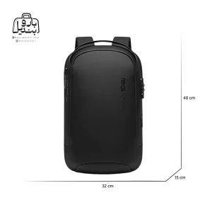 تصویر اختصاصی از نمای جلوی کولهپشتی بنج کد ۷۲۲۵ در رنگ مشکی همراه با سایزبندی