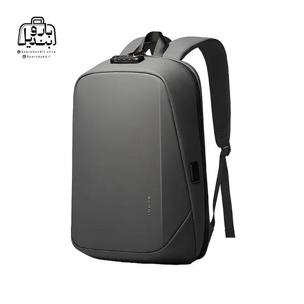 تصویر اختصاصی از نمای جلو و کناری کوله‌پشتی بنج کد ۷۲۵۱ در رنگ طوسی