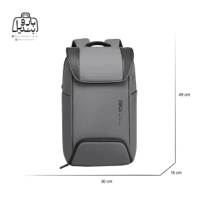 تصویر اختصاصی از نمای جلو کوله بنج کد ۷۲۷۶ در رنگ طوسی همراه با سایزبندی