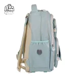 تصویر اختصاصی از نمای کناری کوله پشتی مدرسه هپی بیبی کد ۱۳۰۵ در رنگ سبز پاستیلی