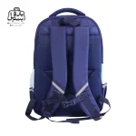 تصویر اختصاصی از نمای پشتی کوله پشتی مدرسه هونکا ۲۶۱۹ طرح دایناسور در رنگ سرمه‌ای