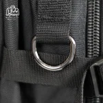 تصویر اختصاصی از جزئیات کوله‌پشتی ویتزمن کد ۶۶۹۸ در رنگ مشکی