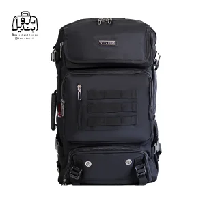 تصویر اختصاصی از نمای جلوی کوله‌پشتی ویتزمن کد ۶۶۹۸ در رنگ مشکی