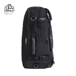 تصویر اختصاصی از نمای کناری کوله‌پشتی ویتزمن کد ۶۶۹۸ در رنگ مشکی