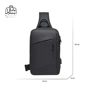 تصویر اختصاصی از نمای جلوی بادی‌ بگ (کراس بادی) بنج کد ۲۲۰۰۲ در رنگ مشکی با سایزبندی