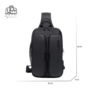 تصویر اختصاصی از نمای جلوی بادی‌ بگ (کراس بادی) بنج کد ۷۰۷۹ در رنگ مشکی با سایزبندی