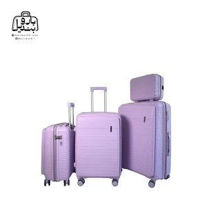 تصویر اختصاصی از ست چهار تکهٔ چمدان فشن در رنگ یاسی