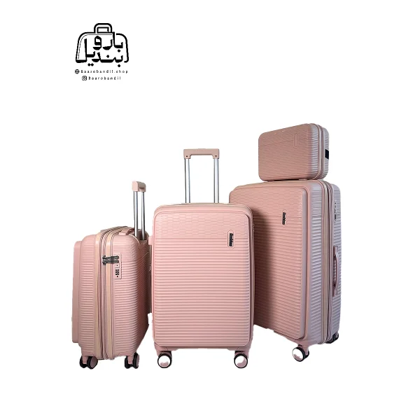 تصویر اختصاصی از ست چهار تکهٔ چمدان فشن در رنگ کالباسی