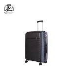 تصویر اختصاصی از نمای جلو و کناری چمدان فشن سایز کوچک (داخل کابین) در رنگ مشکی