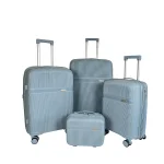 تصویر اختصاصی از ست چهار تکهٔ چمدان هرموسا کد ۸۰۲۵ در رنگ آبی