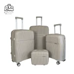 تصویر اختصاصی از ست چهار تکهٔ چمدان هرموسا کد ۸۰۲۵ در رنگ کرم