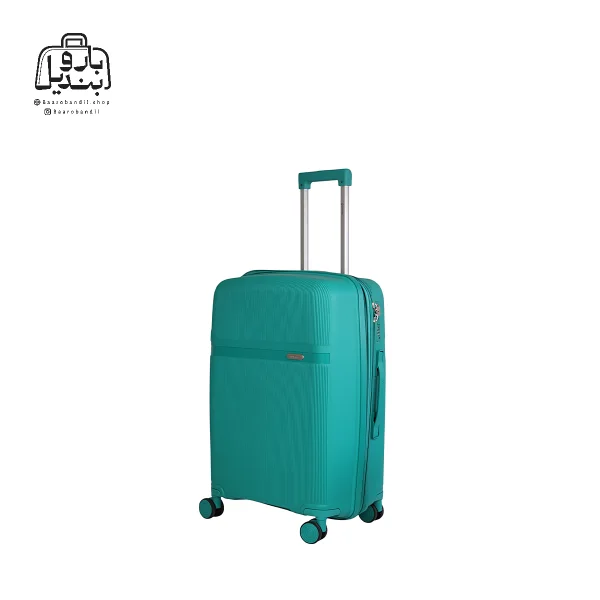 تصویر اختصاصی از چمدان هرموسا کد ۸۰۲۵ سایز کوچک (داخل کابین) در رنگ سبز آبی