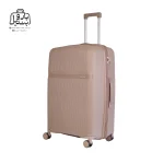 تصویر اختصاصی از چمدان هرموسا کد ۸۰۲۵ سایز بزرگ در رنگ نسکافه‌ای